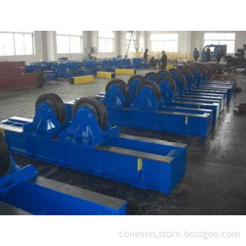 Screw Adjustment Conventional Welding Rotator With Rubber C